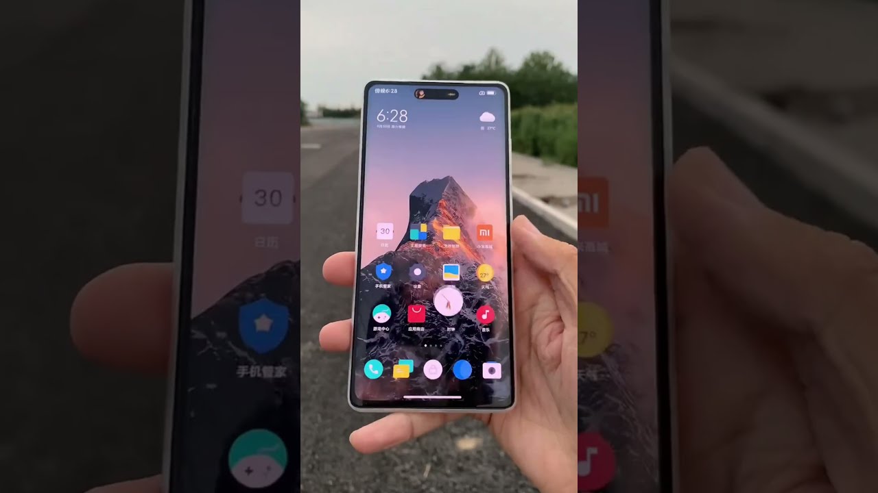Xiaomi Mix 4 Smart Island | Snow Mountain Wallpaper Hands-On