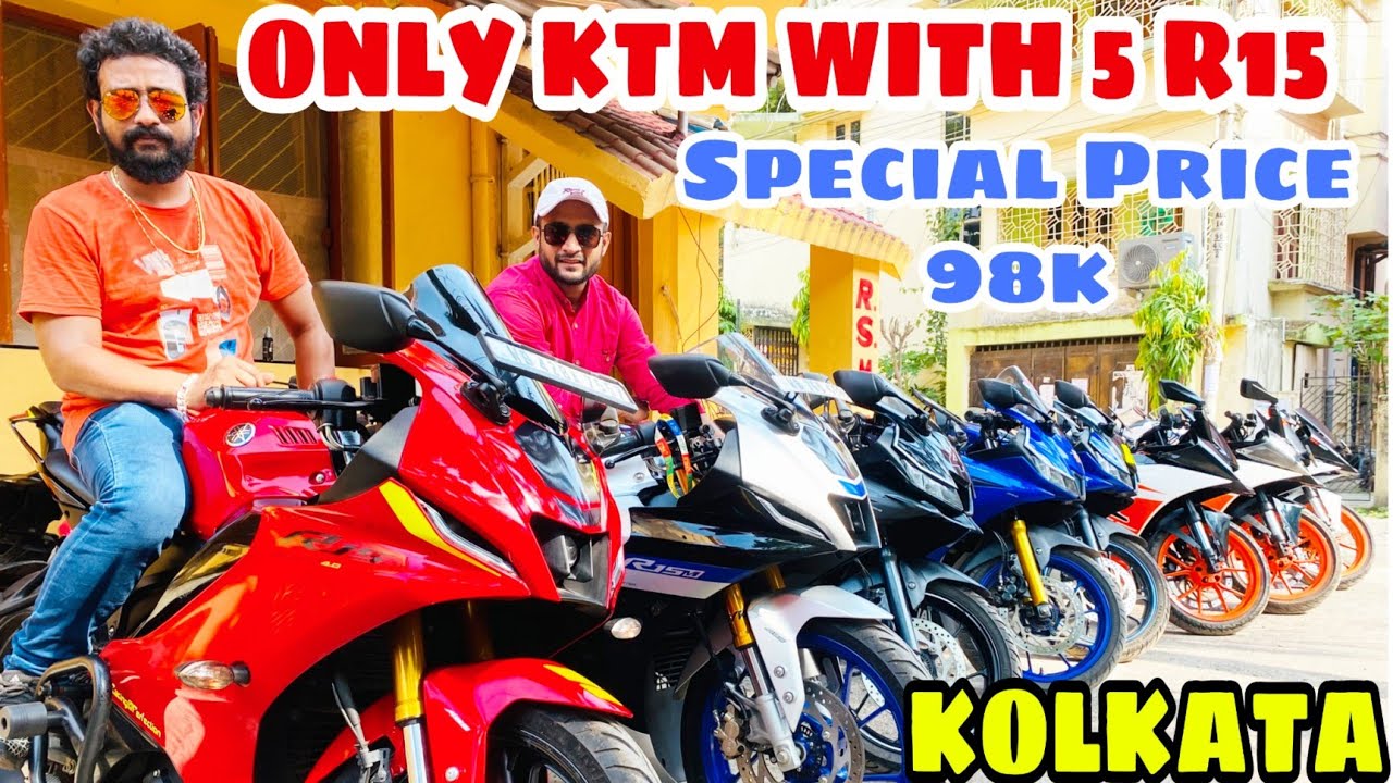😎KTM R15V4 R15V3😎 Only Second Hand Sports Bike in Kolkata Starts From 🔥 98K 🔥 |Kolkata|CrazyCar