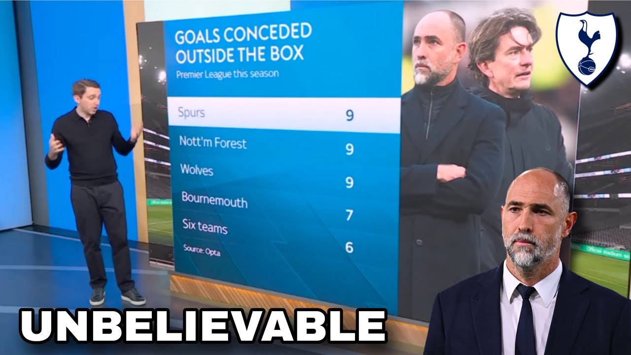 Statistics shock everyone because of the poor performance of Tottenham this season