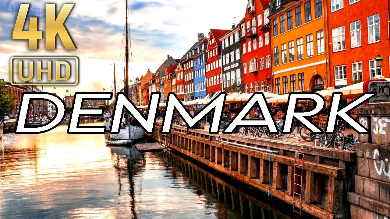 Copenhagen Denmark in 4K Ultra HD Drone 60 FPS