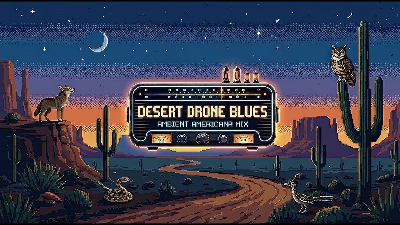 Desert Drone Blues 🌌 &bull; Mix No.6 &bull; Deep Focus & Meditation &bull; Arid Ambient Instrumental Mix