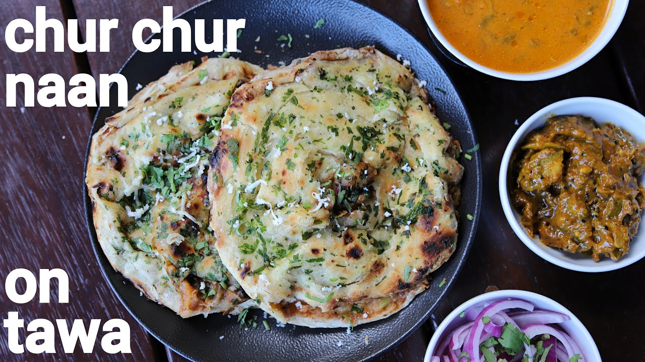 chur chur naan recipe | churchur naan on tawa | अमृतसरी चूर चूर नान | amritsari chur chur naan