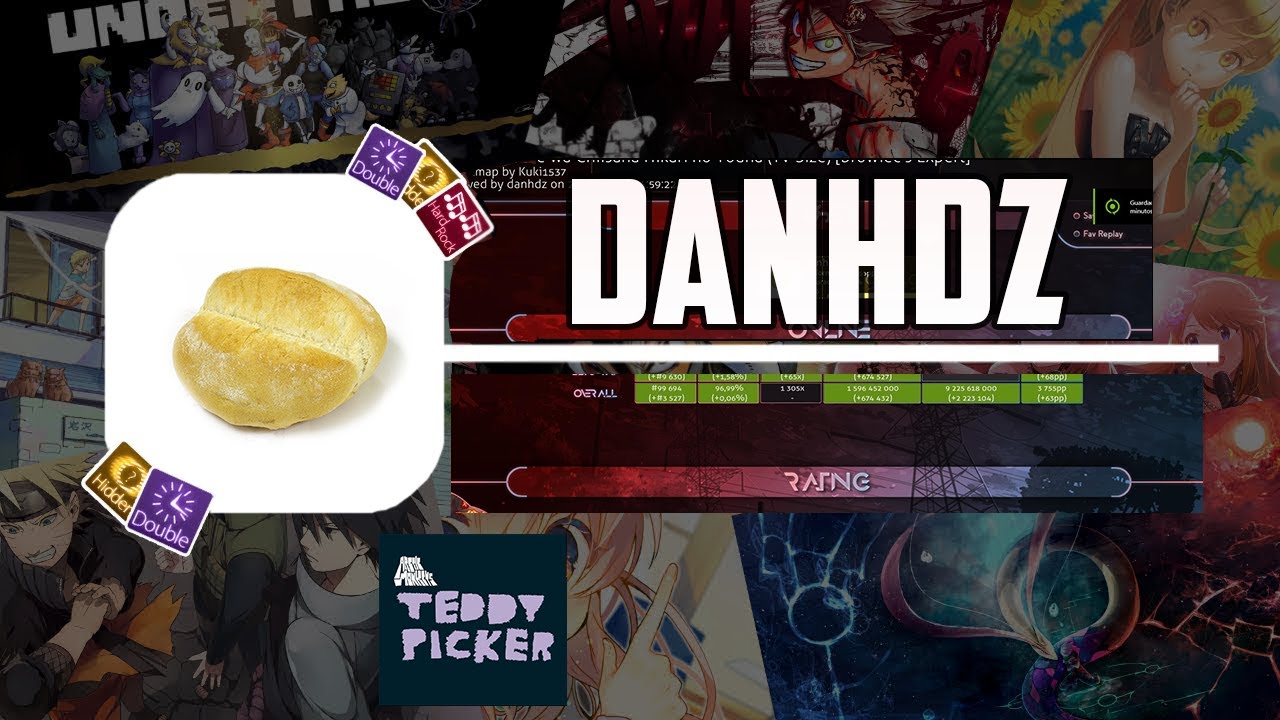 osu! Me training osu! DTHD Maps.