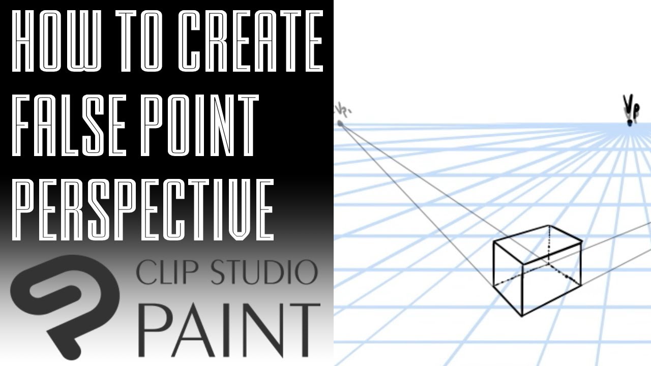[Clip Studio]How to Create False Point Perspective