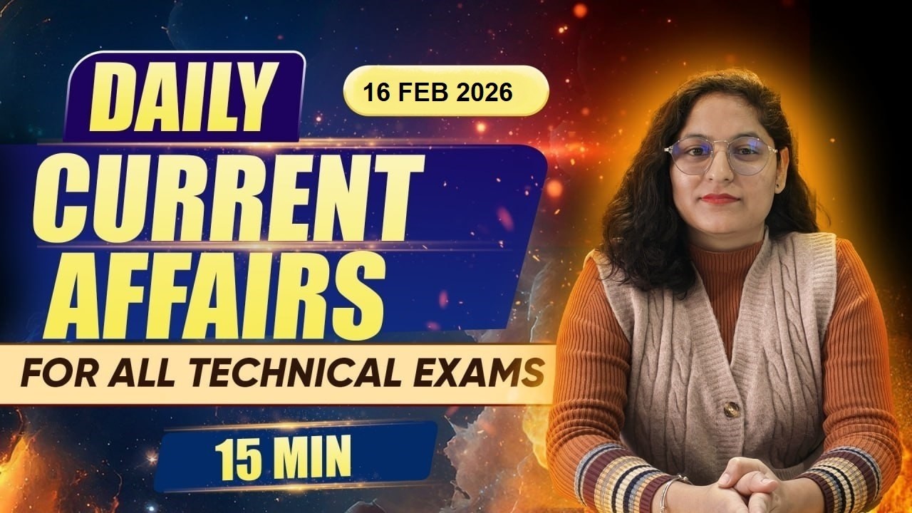 Daily Current Affairs 16 Feb 2026 | India’s New CPI Series? For Technical Exams| By Preeti Mam
