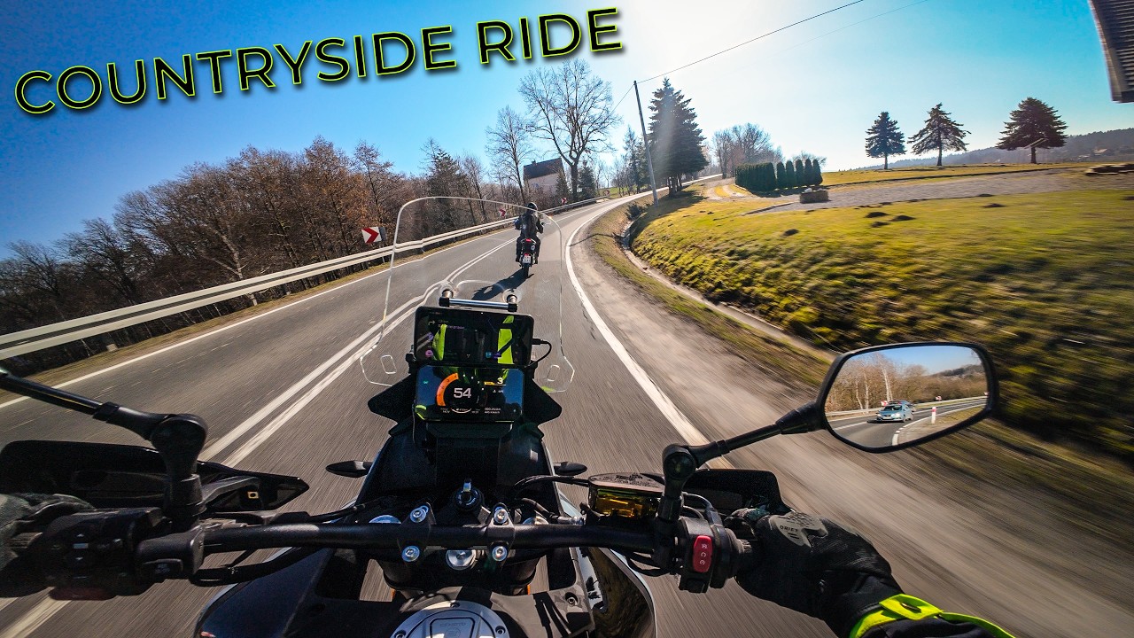 Chill ride around Wieliczka Countryside 🇵🇱 | CFMOTO 450MT POV Raw Sound
