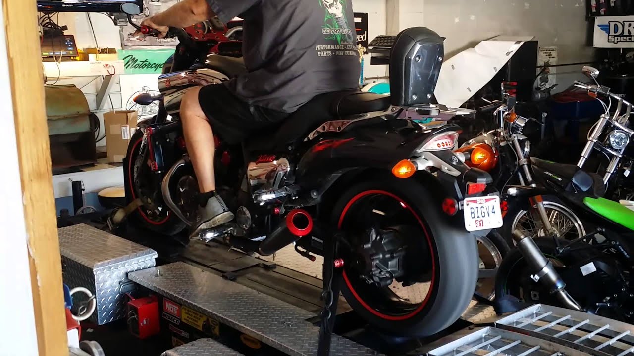 2011 Vmax dyno run... 192.3 HORSEPOWER!