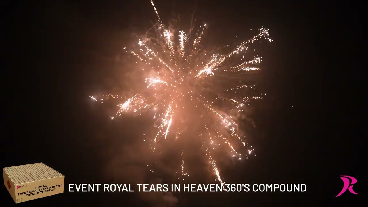 940 Royal Tears in Heaven 360's Rubro Vuurwerk Duitsland vuurwerkduitsland.eu