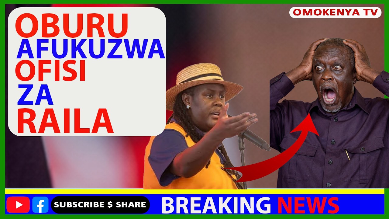 Ni Kubaya: Winnie Odinga Afunga Ofisi Za Babake Raila, Afukuza Oburu, Atoroka Na Ufunguo