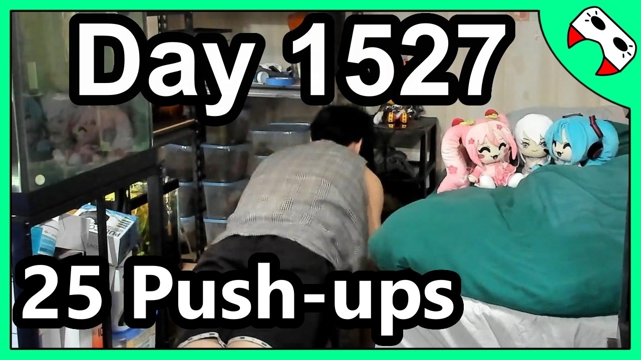 My Self Anime Motivation | 25 Push-ups Day 1527