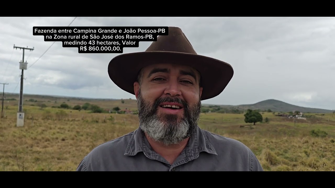 Fazenda á venda entre Campina Grande-PB e João Pessoa-PB.