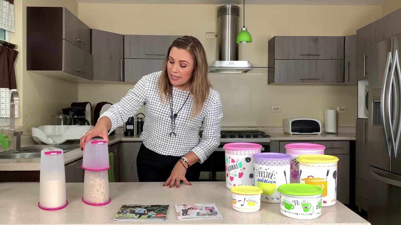 Como almacenar tus alimentos secos con Tupperware