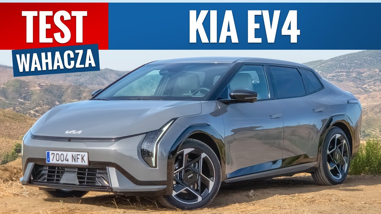 KIA EV4 Fastback 2025 - TEST PL (GT-Line 204 KM) Specyficzny z wyglądu elektryczny sedan