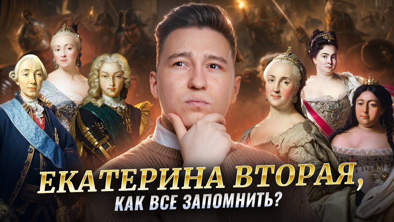 Екатерина II за 20 минут: правление, перевороты, реформы I ВПР по Истории 8 класс I Умскул