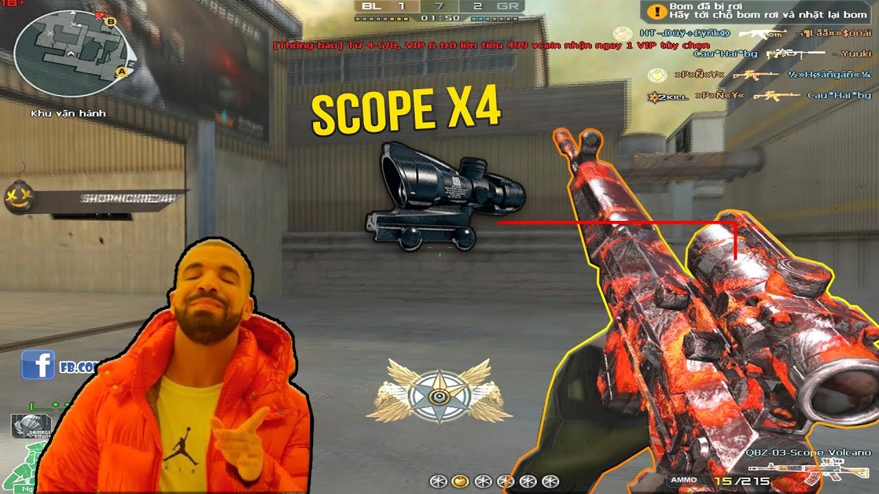 ► Bình Luận CF - QBZ 03 + SCOPE 4 - LOOT dạo được scope 4 ✔ Tú Lê