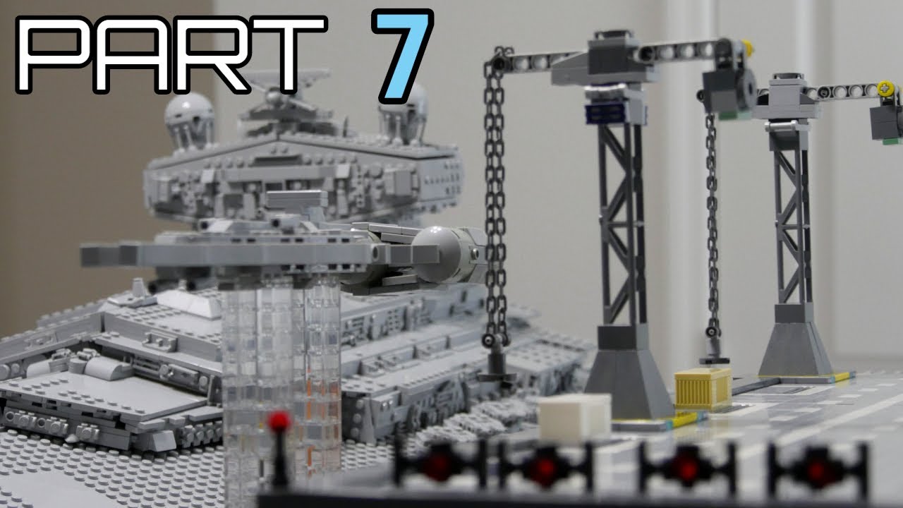Building Imperial Shipyards In LEGO (Part 7) | Arquitens Class Cruiser
