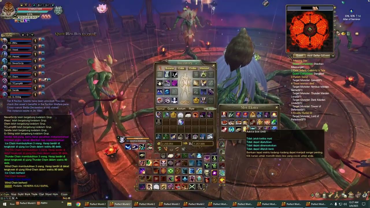Altar of Saintes Solo Full Run - Perfect World II Indonesia