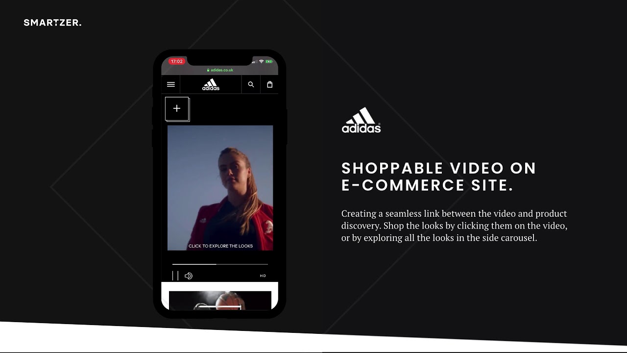 Smartzer - Adidas shopping experience video