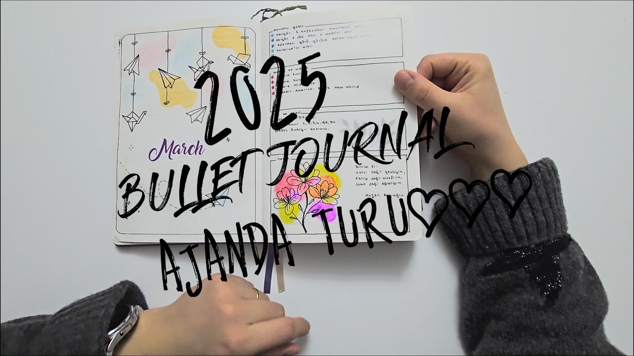 2025 BULLET JOURNAL AJANDA TURU
