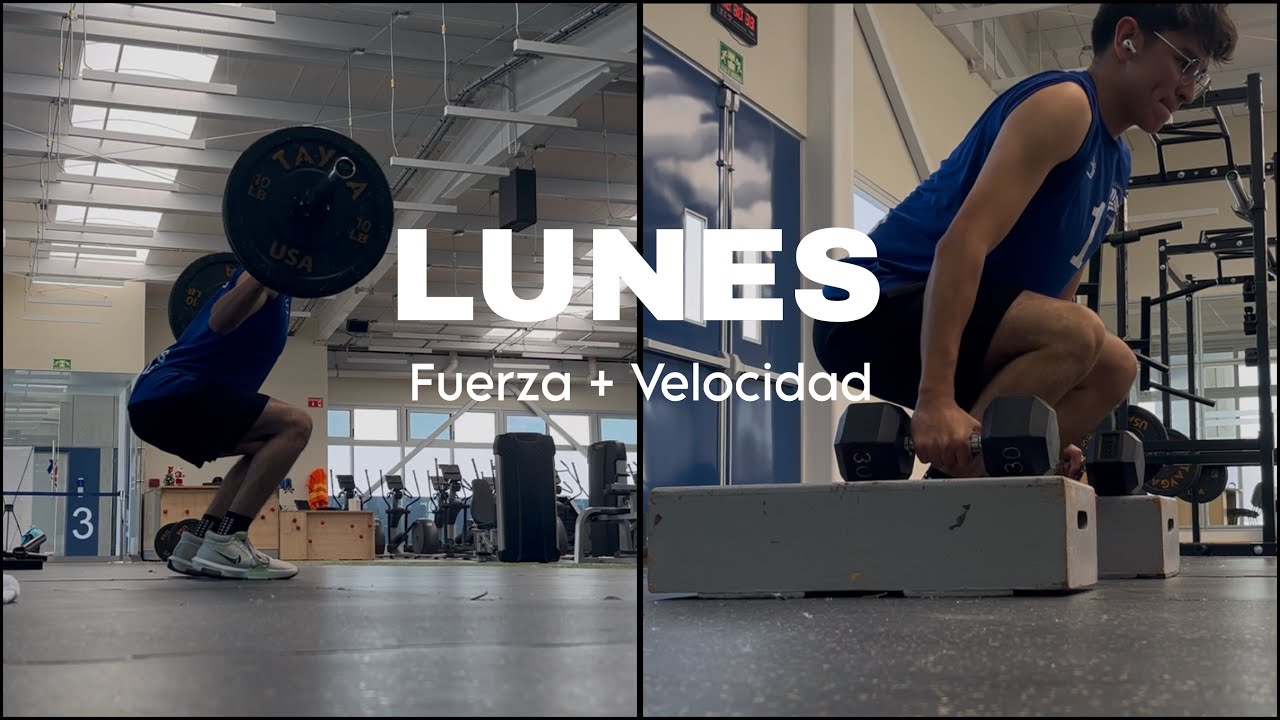 Mi RUTINA del Lunes para VOLEY | Fuerza + Velocidad (Potencia y Salto)