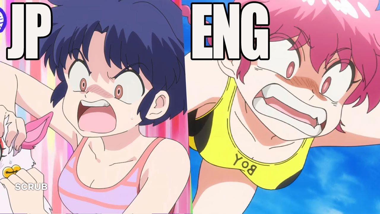Ranma 1/2 Season 2 JP vs ENGLISH DUB | Episode #4