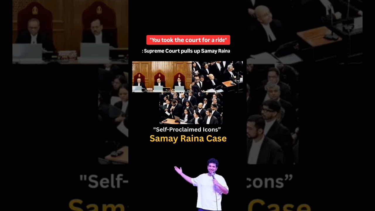 Supreme Court and Samay Raina latest case news