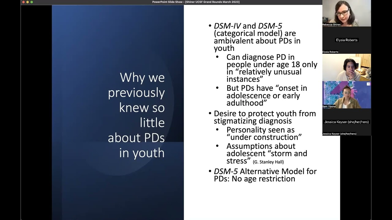 Emergence of Personality Disorder in Adolescence: New Findings and Their Implications for Treatment