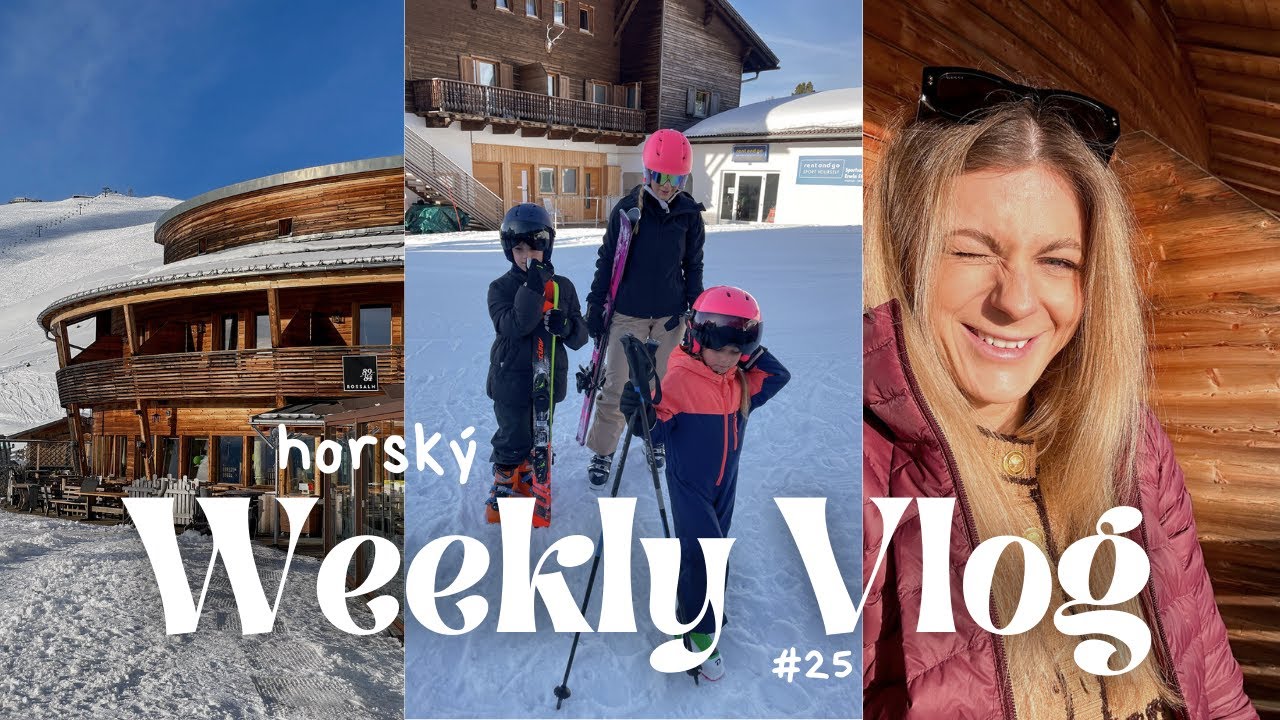Pohodový vlog z itálie 🇮🇹 Lyžování, ukradený ručník & beauty okénko 😁🤭 Weekly vlog 25