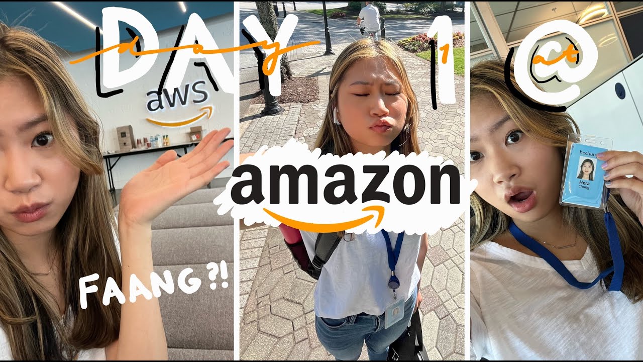 [MINI VLOG] FIRST DAY AT AMAZON | AWS SDE INTERN