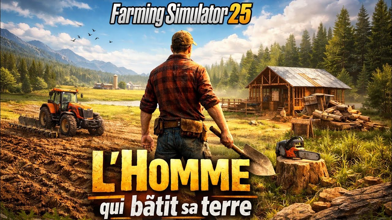 🔴 Live Farming Simulator 25 - Nouvelle Carrière !!! L'homme Qui Bâtit Sa Terre !!!