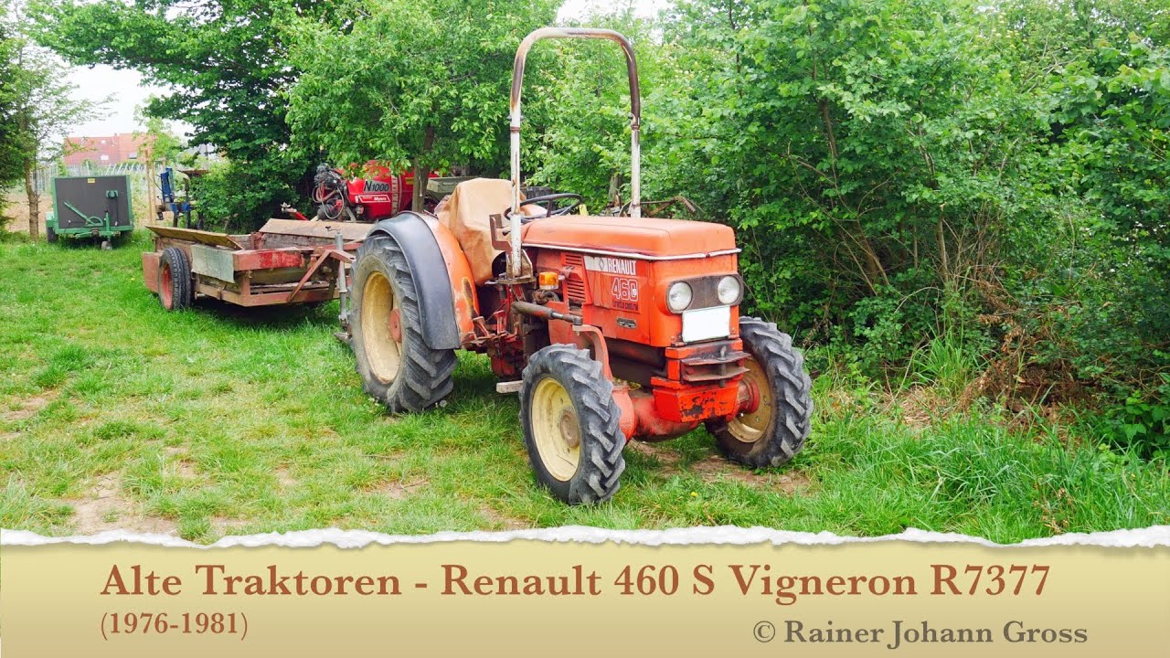 Alte Traktoren - Renault 460 S Vigneron R7377 (1976-1981)