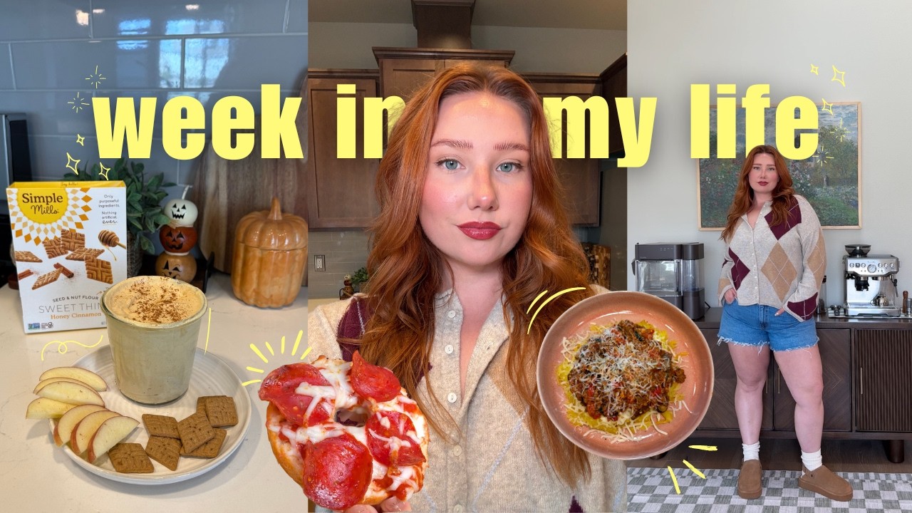 week in my life vlog: chill week at home, lots of healthy recipes + wfh days