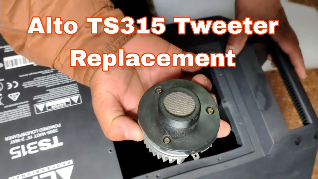 Alto TS315 (Powered Speaker) ~ HF Driver/Tweeter (700Watt) Replacement #repair #tweeter #paspeaker