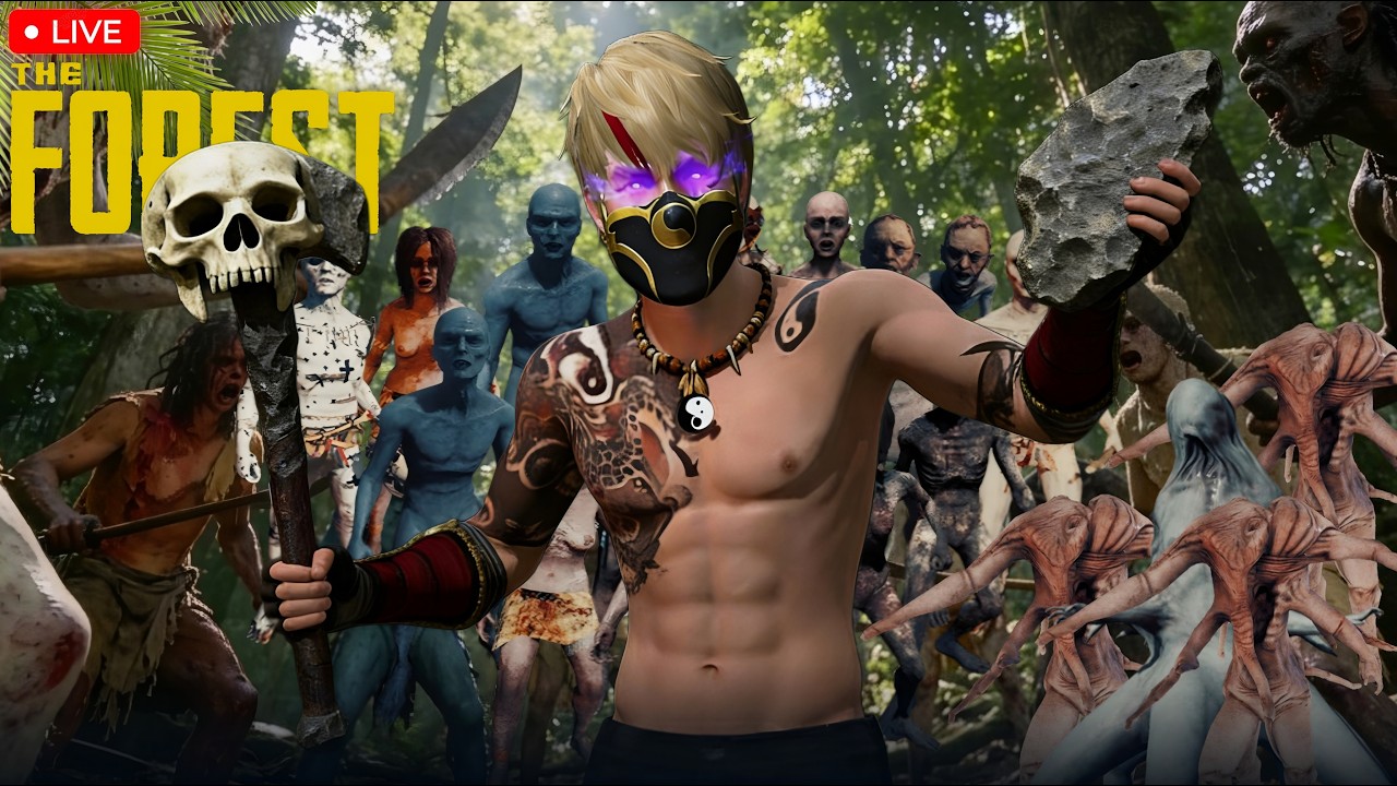 THE  FOREST GAME ALL CANNIBELS 😂🤣 #ffkprasanth #horrorgaming