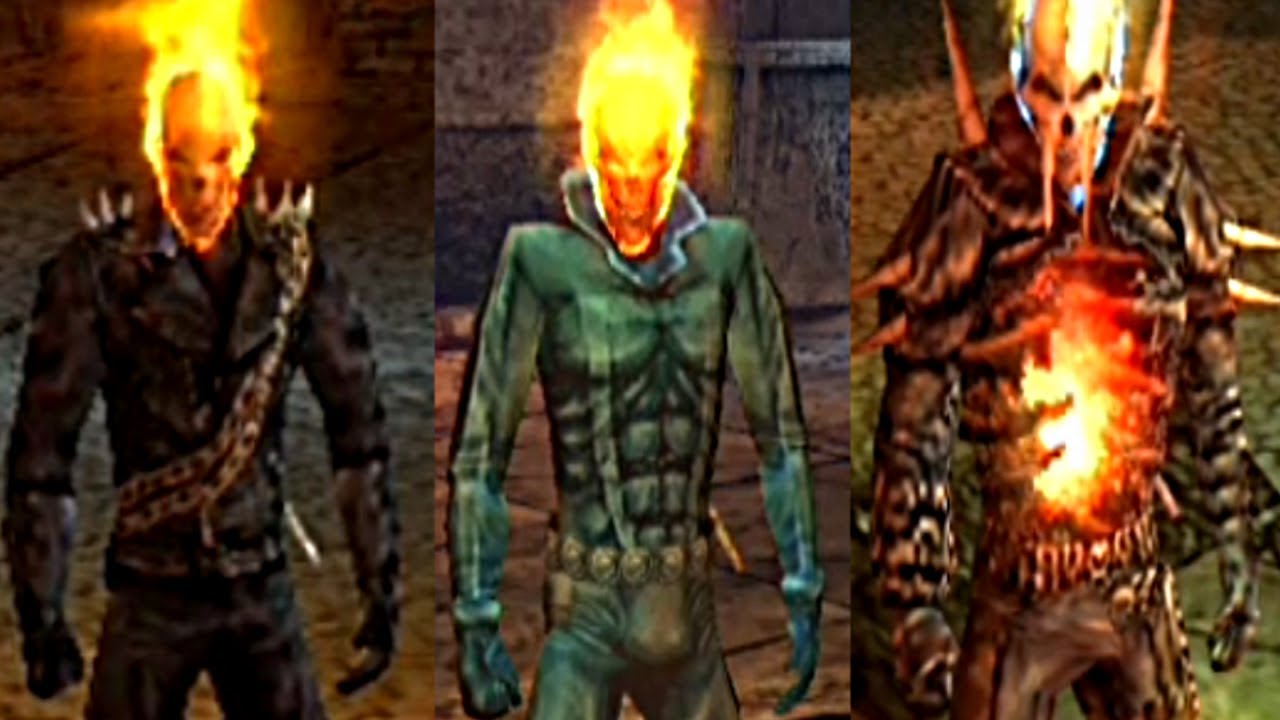 Ghost Rider: The Video Game | All Costumes (Default, 2099, Vengeance, Classic & Blade)