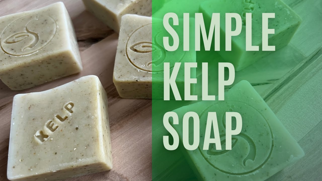 How to make soap with seaweed powder.🐳 #naturalsoap #diycrafts #smallsoapchannel #soapmaking