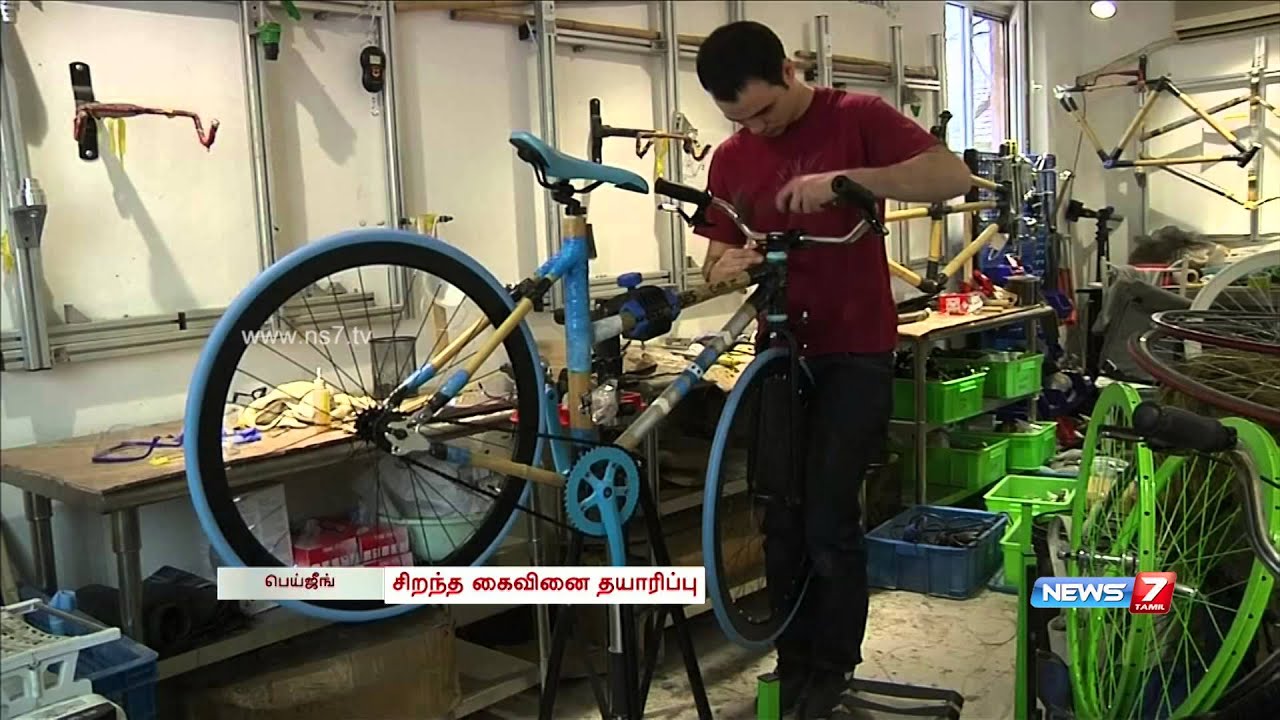 Attractive bamboo cycles gain attention in China