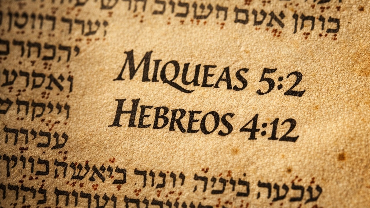 Análisis textual de Miqueas 5:2 y Hebreos 4:12