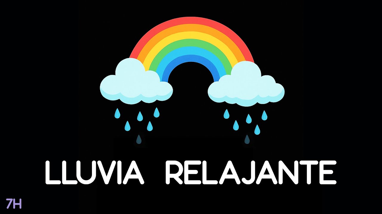 Lluvia Relajante para Dormir 🌧️ Pantalla Negra 🌙 Música para Dormir Bebés con Sonido de Lluvia