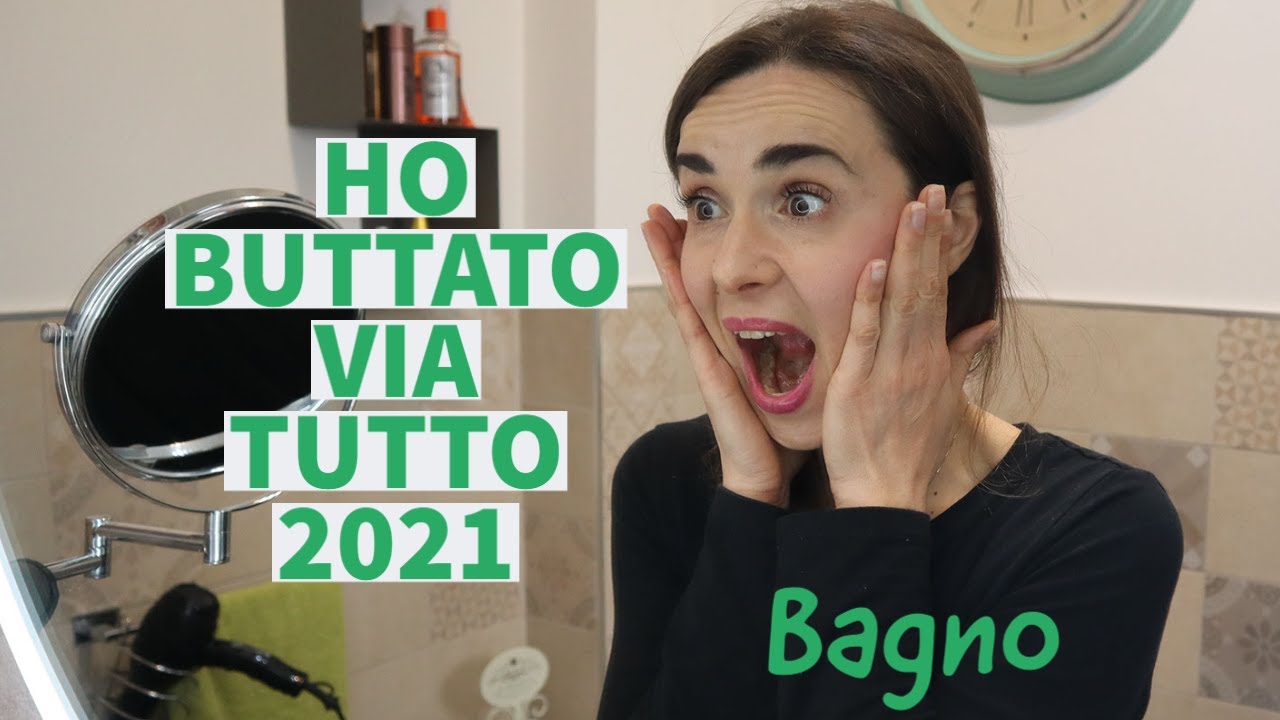 Il mio primo MEGA-DECLUTTERING del bagno  - Metodo Marie Kondo - MINIMALISMO