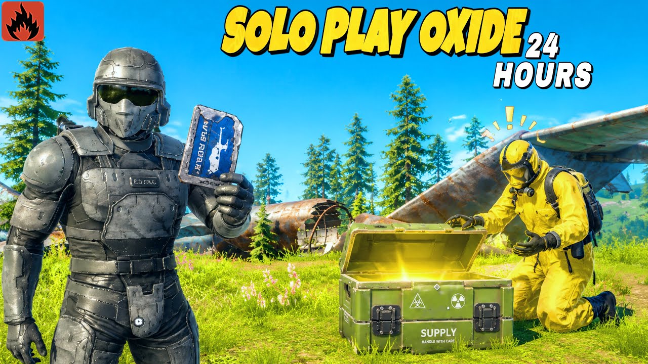 SOLO PLAY 24 HRS OXIDE | OXIDE SURVIVAL ISLAND | 8848 LUFFY | #oxide #оксайд #rust 