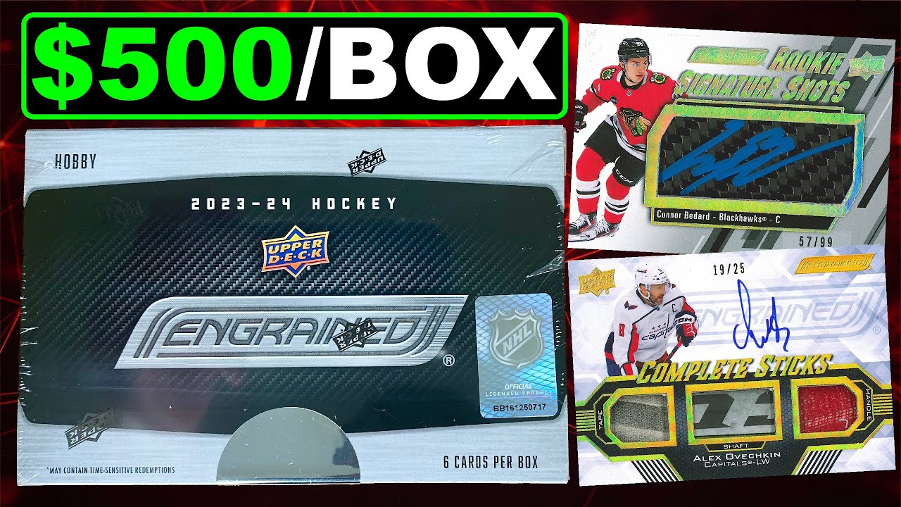 ВОЗВРАЩАЕТСЯ ЧЕРЕЗ 4 ГОДА! - Upper Deck Engrained Hockey Hobby Box Break 2023-24