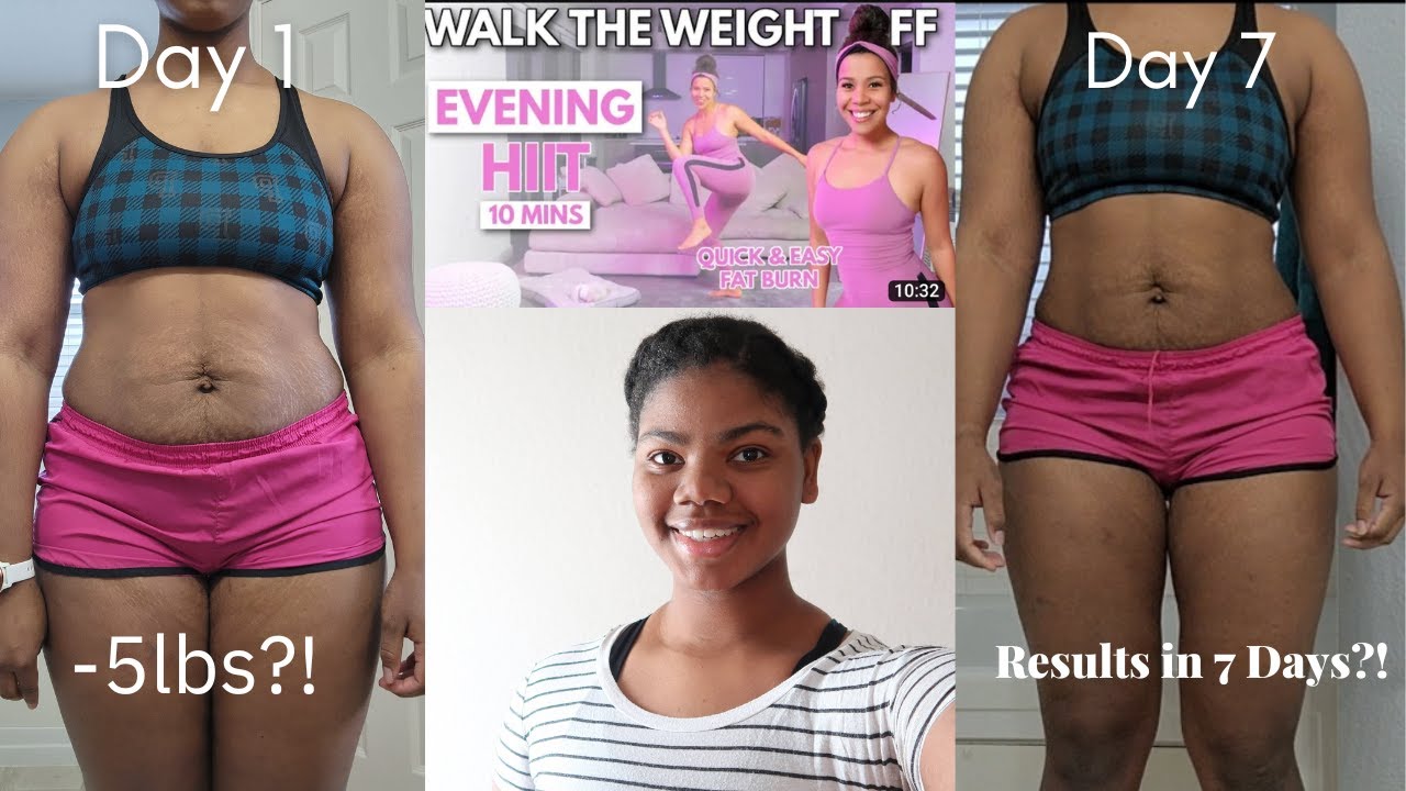 I did Grow With Jo's SHORT walking workouts for 7 days | Results in 7 days?!