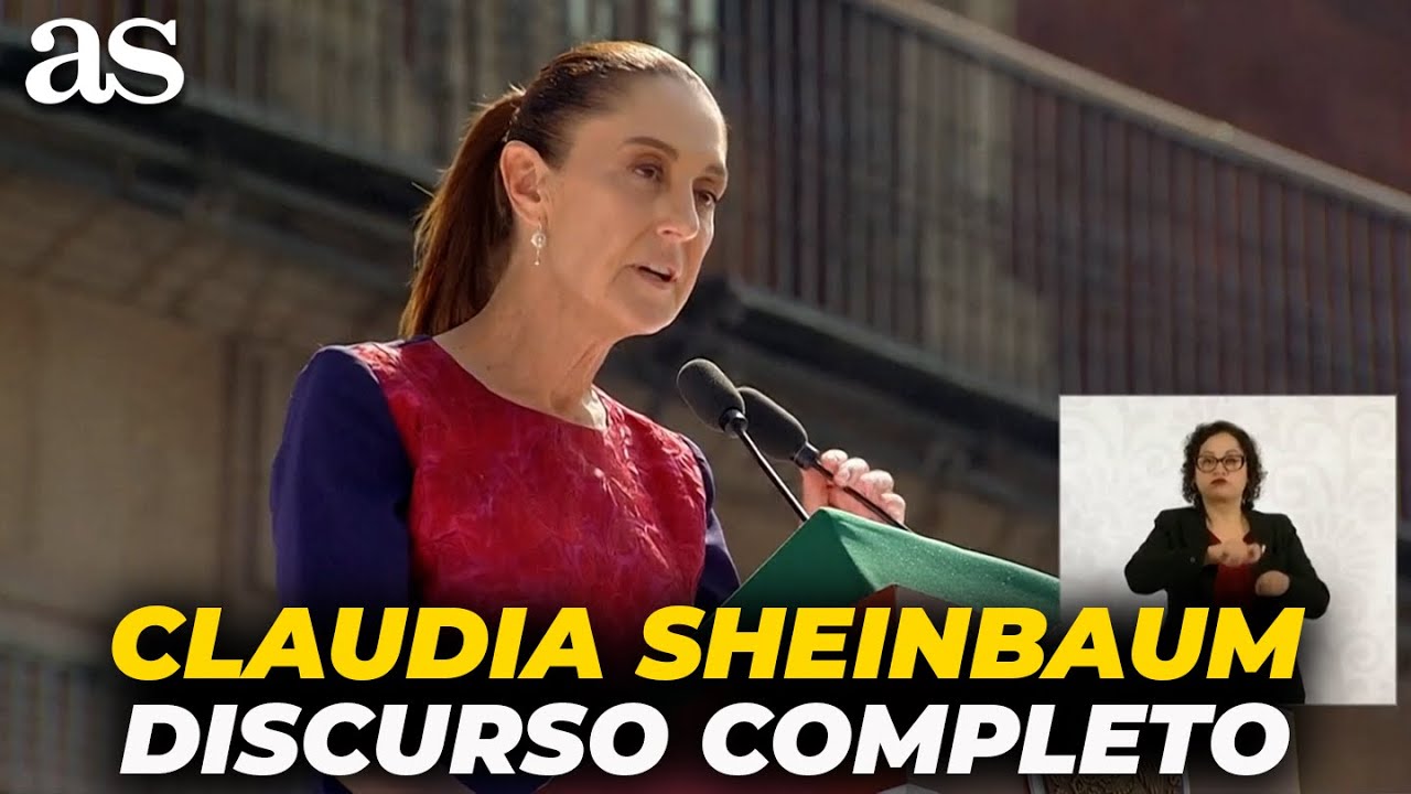 CLAUDIA SHEINBAUM, DISCURSO completo en la Plaza del Zócalo | HOMENAJE MORENA MÉXICO