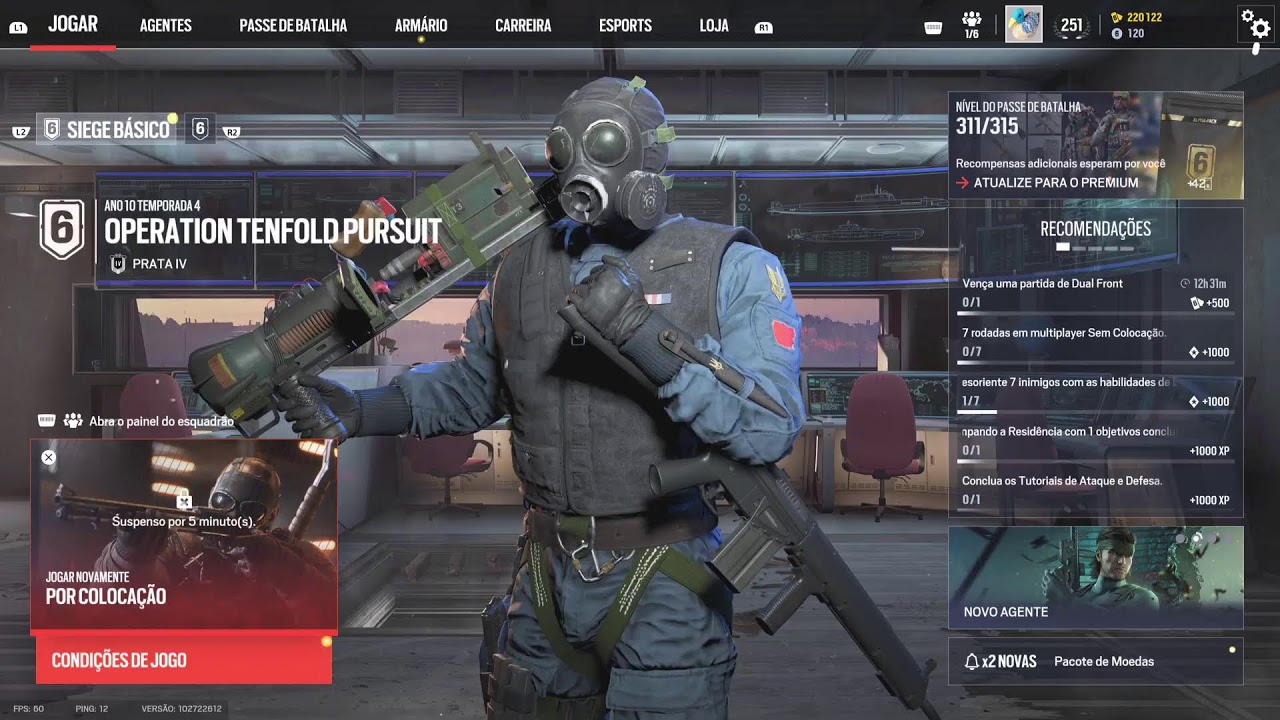 R6 rumo a ouro
