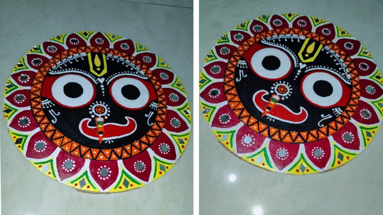 Ratha Yatra Special Jagannath Art || Most Beautiful Jagannath || Using Waste Cardboard || DIY Art ||