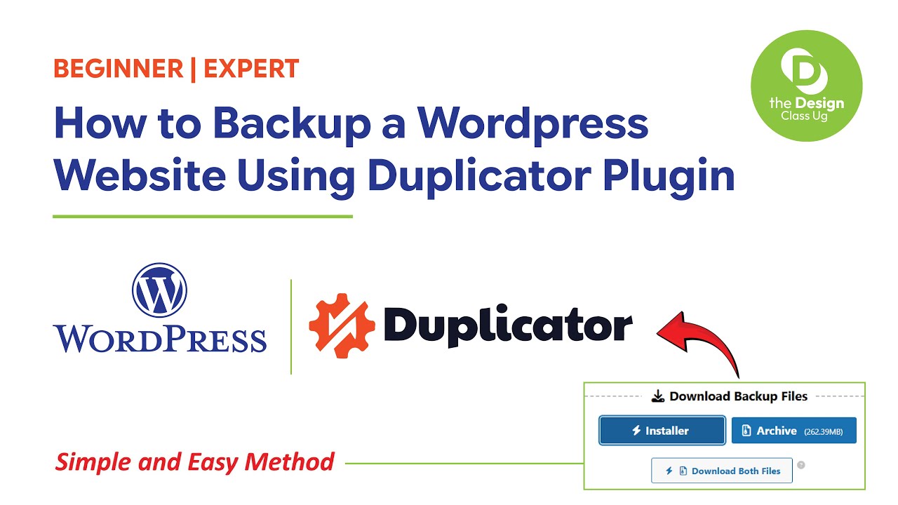How to Backup Your WordPress Website Using Duplicator (2026 Guide)