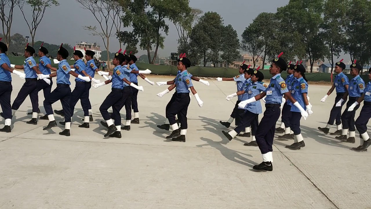 Bncc squadron pared compition. 3 no squadron jessore.