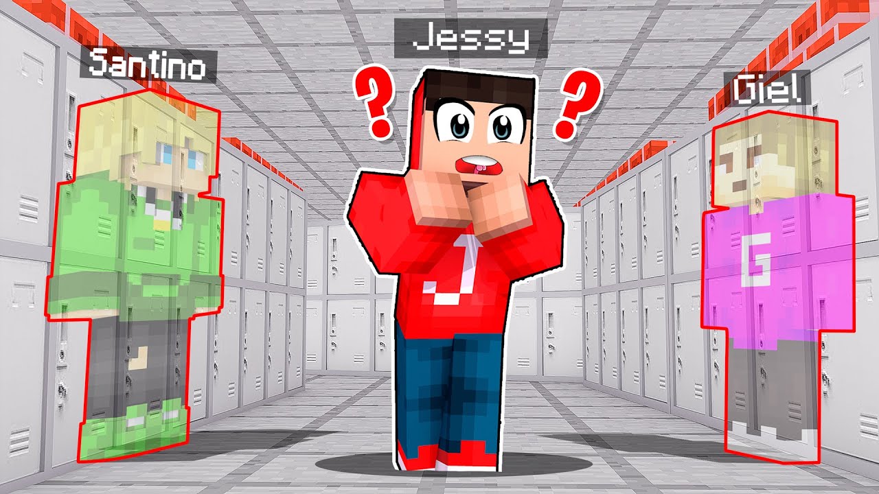 Minecraft, Maar We Spelen VERSTOPPERTJE In SCHOOL!