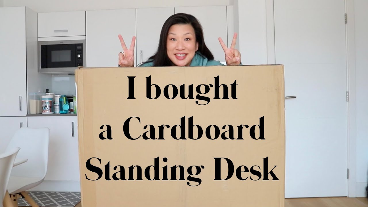 A Cardboard Standing Desk! Paper Hive Pop Up Desk First Impressions | June 30, 2021